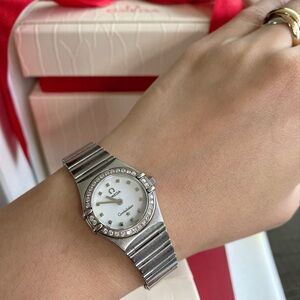 Omega Constellation Diamond Ladies Watch